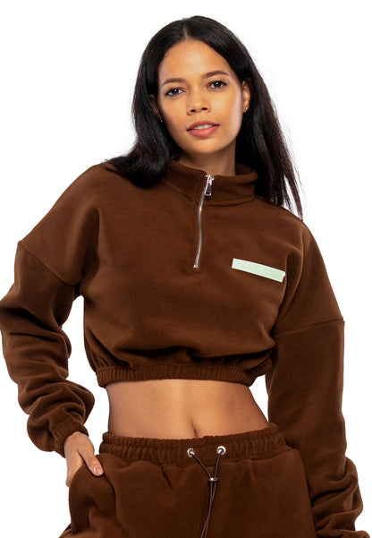 Crop Top - Oversize Tracksuit