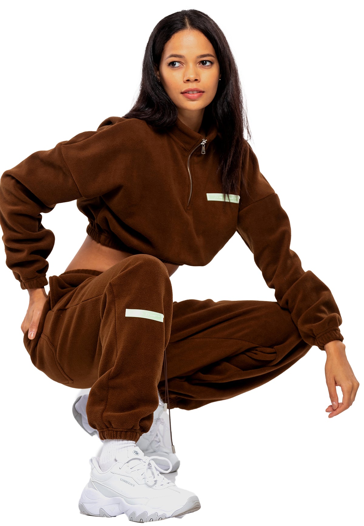 Crop Top - Oversize Tracksuit