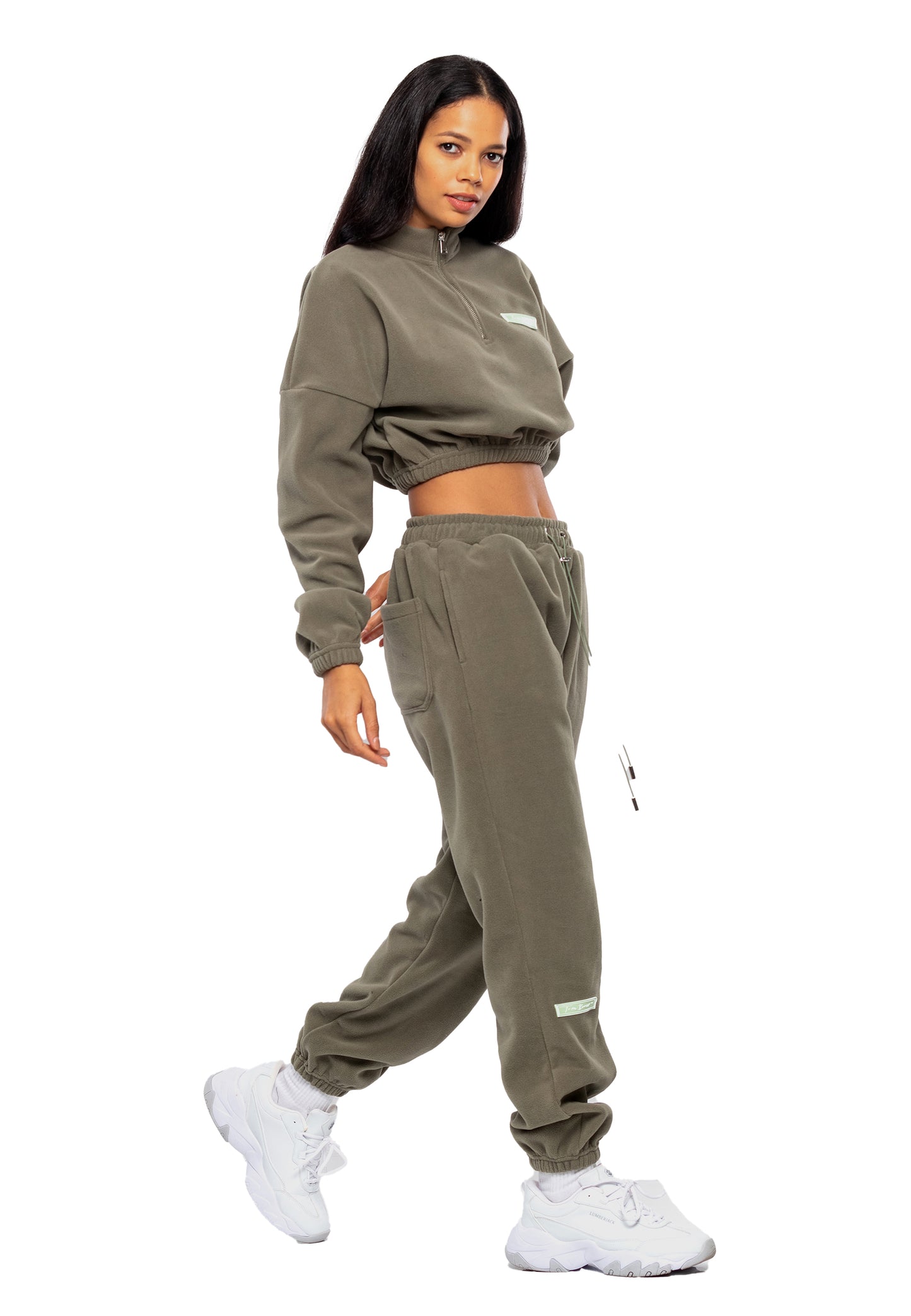 Crop Top - Oversize Tracksuit