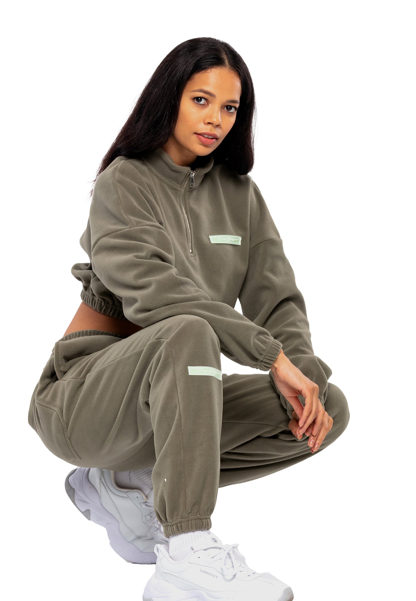 Crop Top - Oversize Tracksuit