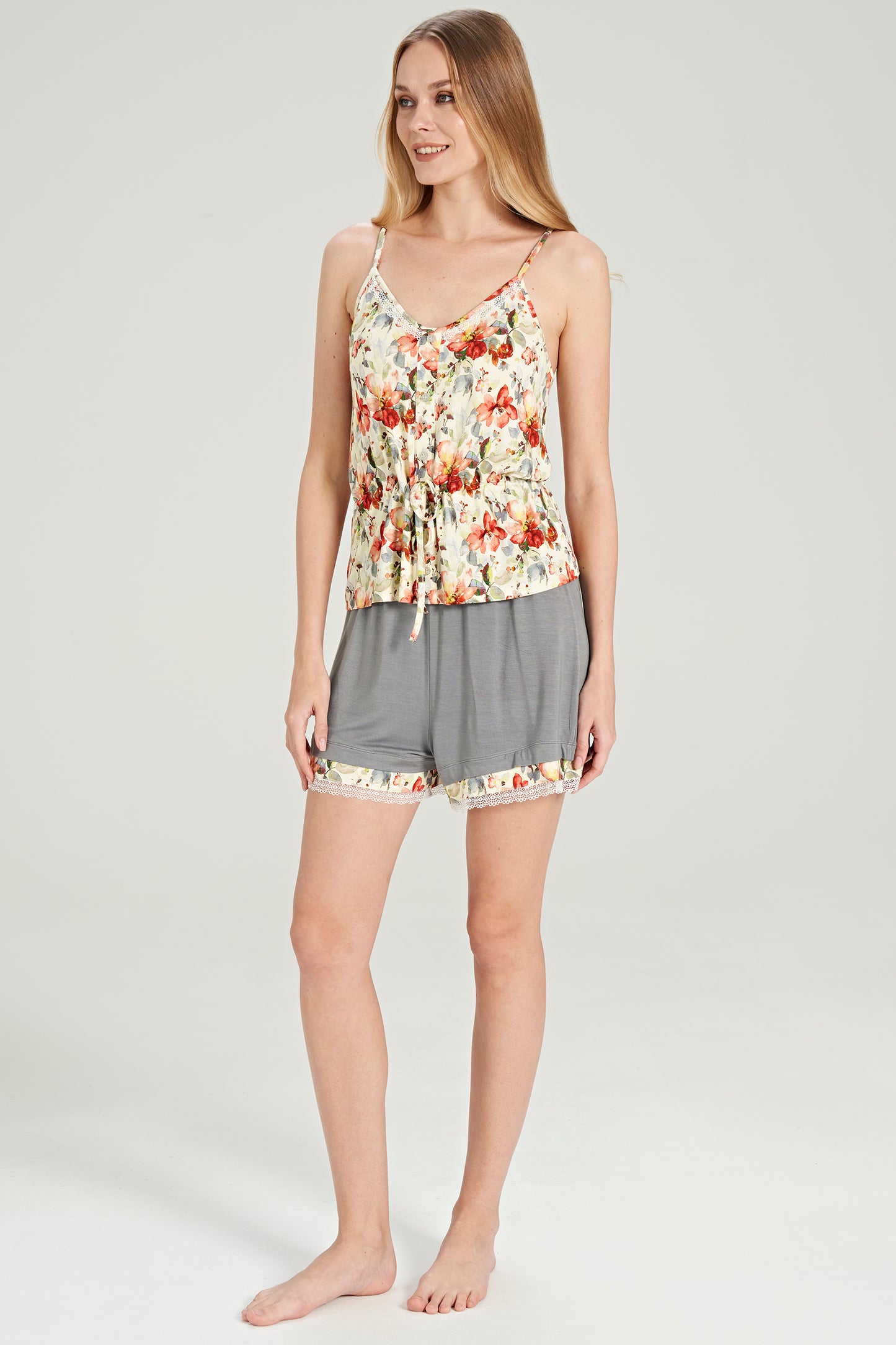 Florale Shorts & Tank Top Set