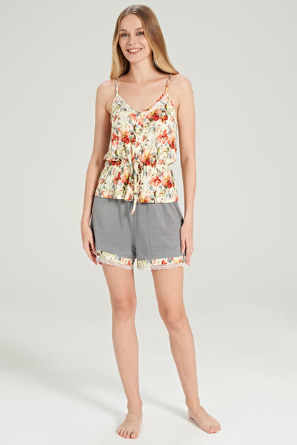 Florale Shorts & Tank Top Set