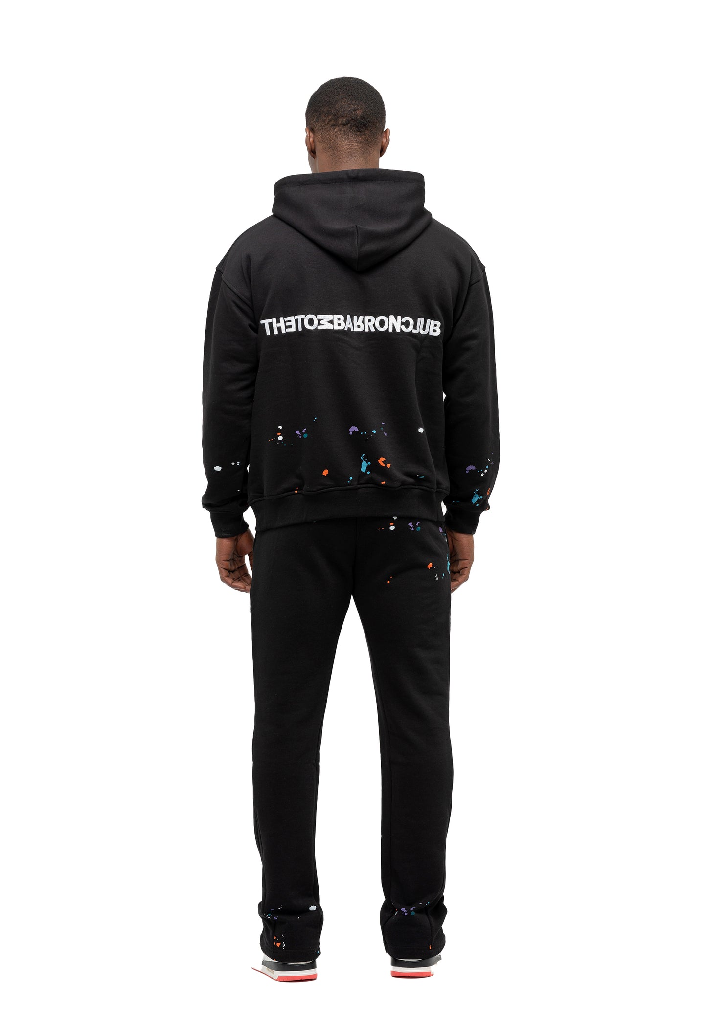 Oversize Paint Splatter Tracksuit