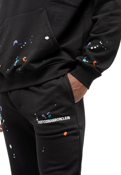 Oversize Paint Splatter Tracksuit