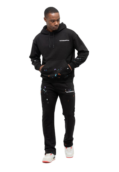 Oversize Paint Splatter Tracksuit