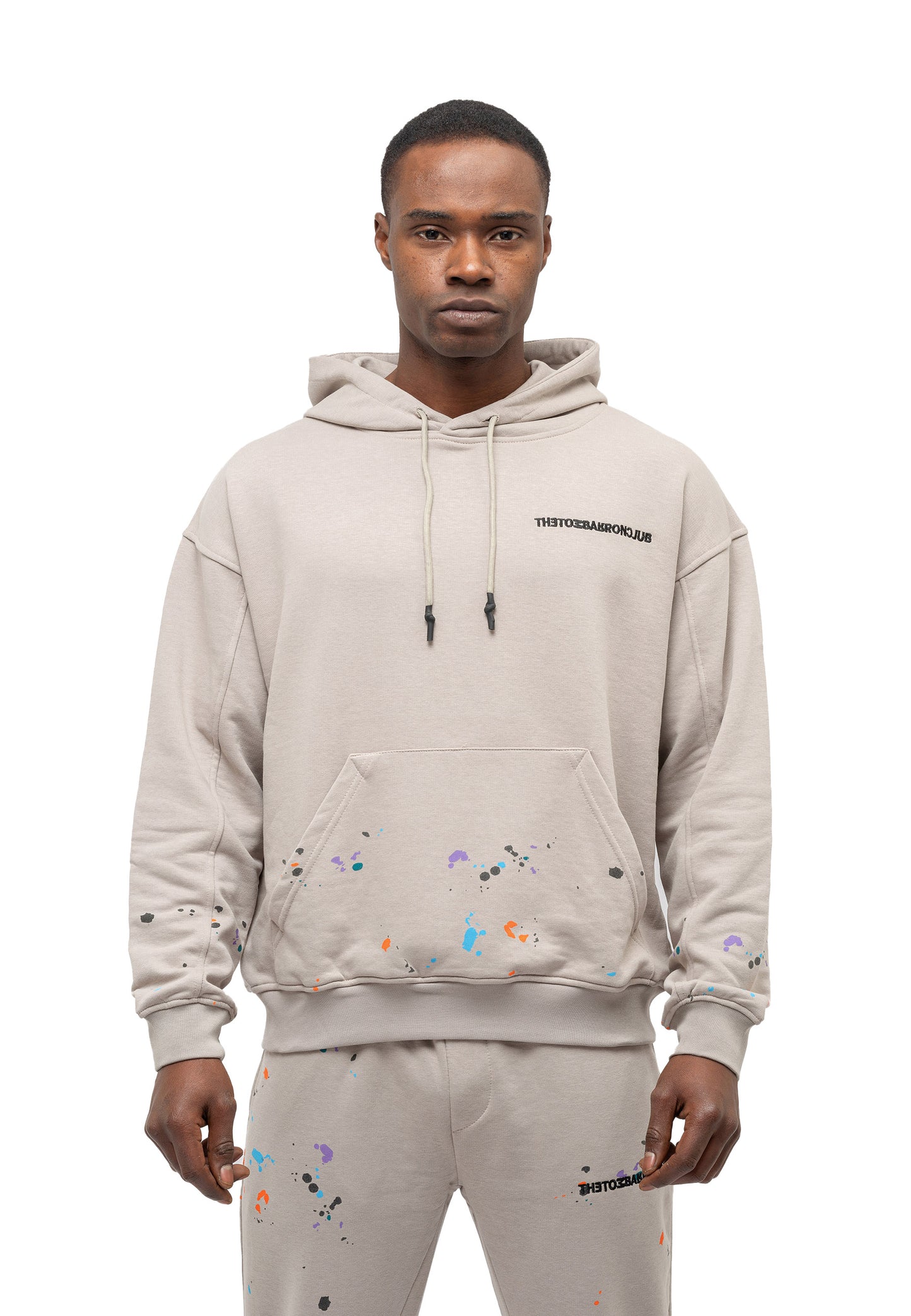 Oversize Paint Splatter Tracksuit