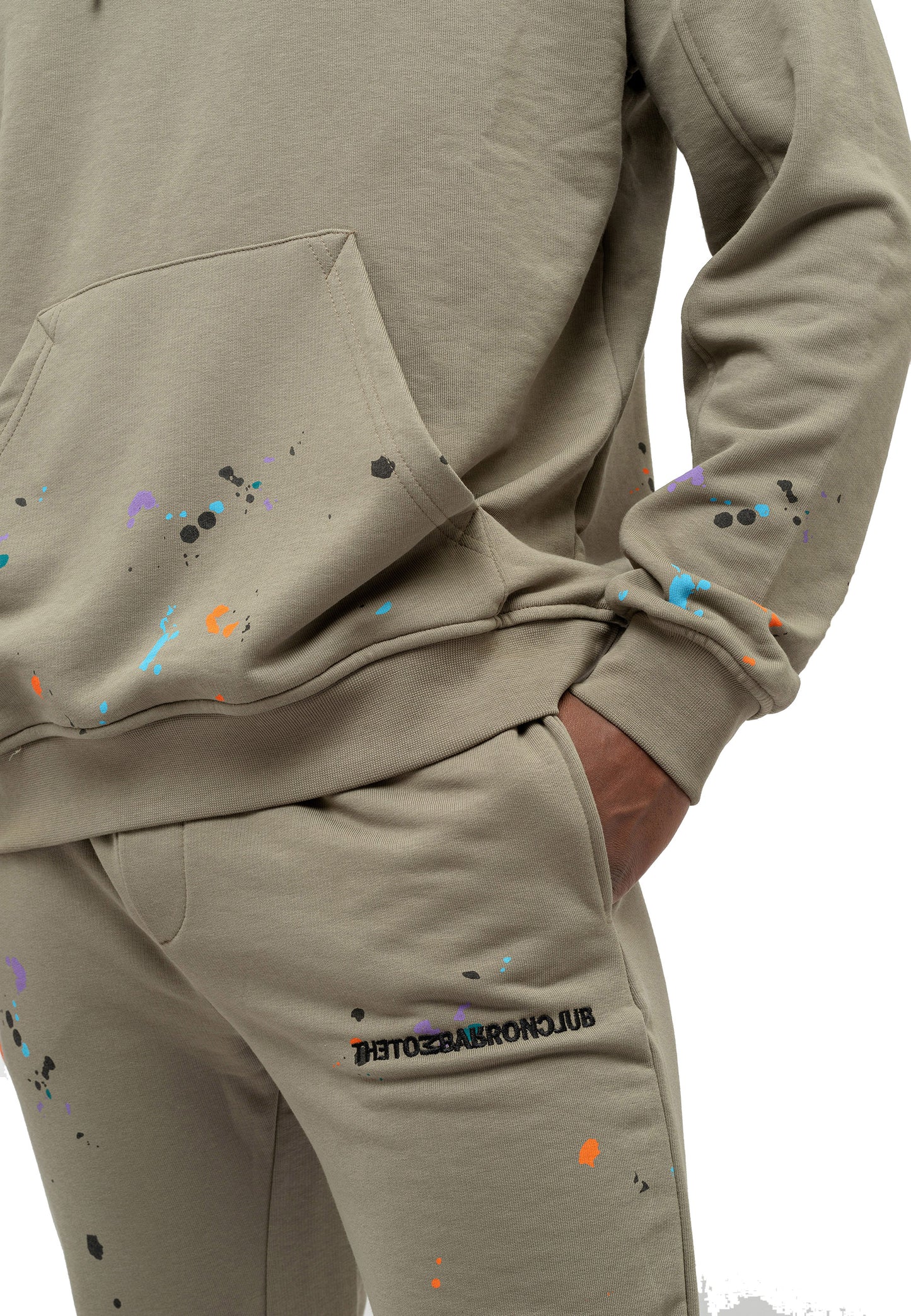 Oversize Paint Splatter Tracksuit