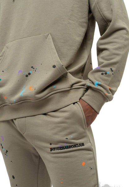 Oversize Paint Splatter Tracksuit