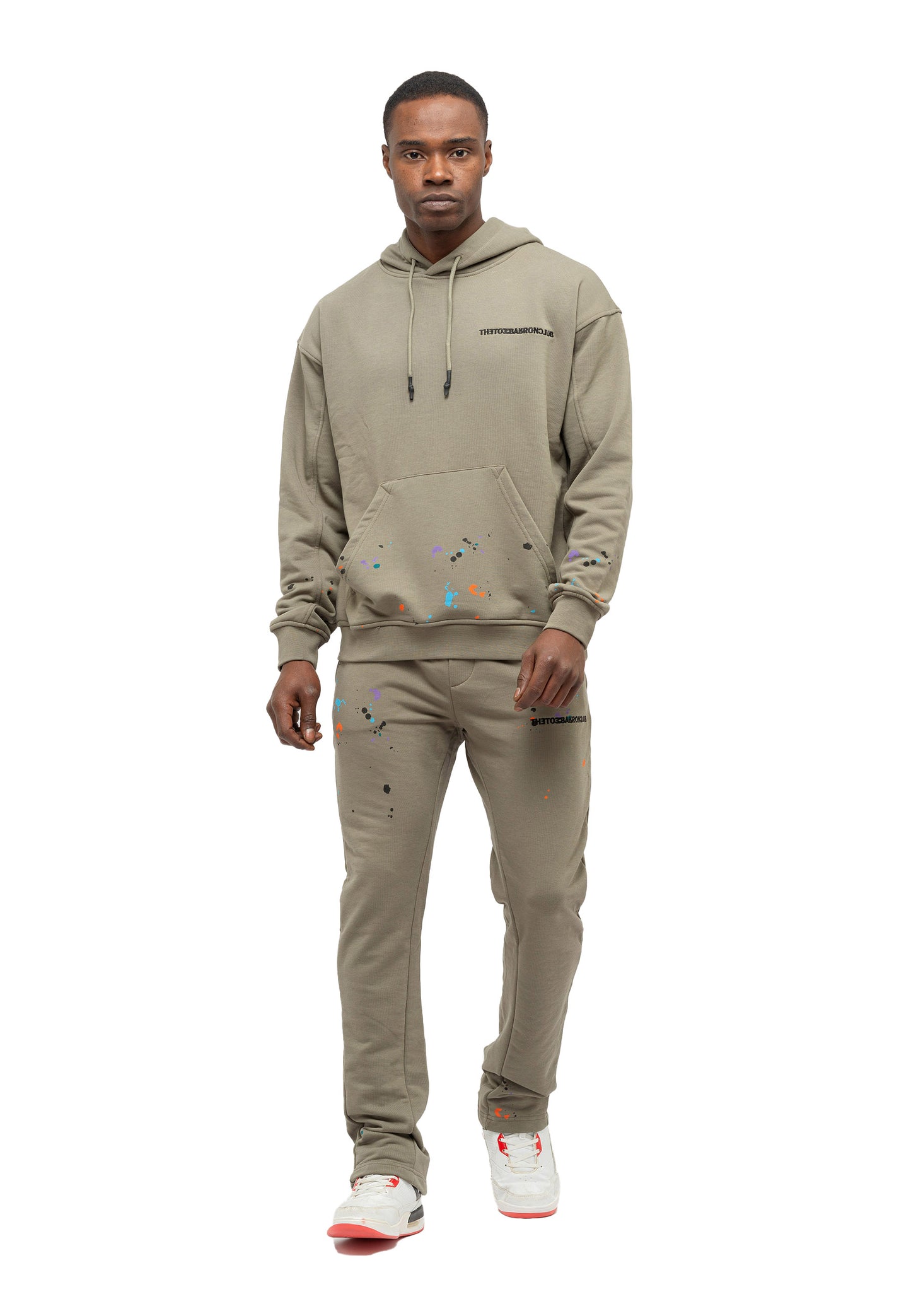 Oversize Paint Splatter Tracksuit