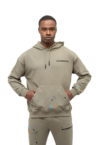 Oversize Paint Splatter Tracksuit