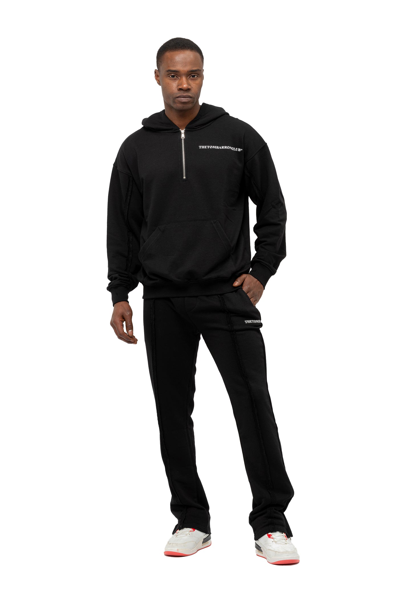 Oversize Quarter-Zip Tracksuit