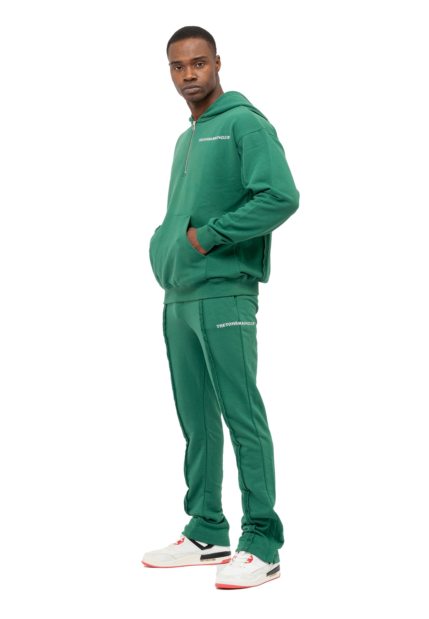 Oversize Quarter-Zip Tracksuit