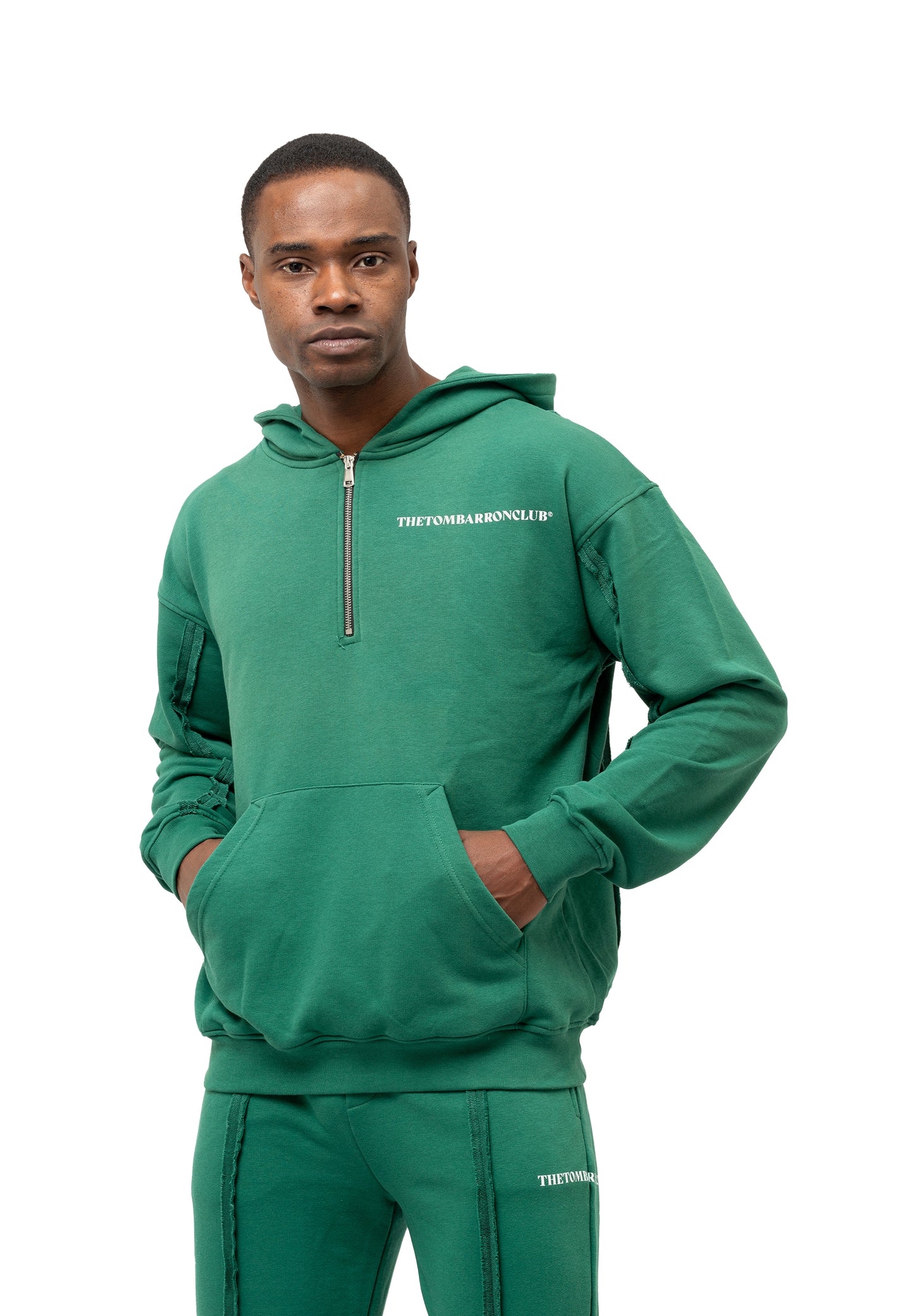 Oversize Quarter-Zip Tracksuit