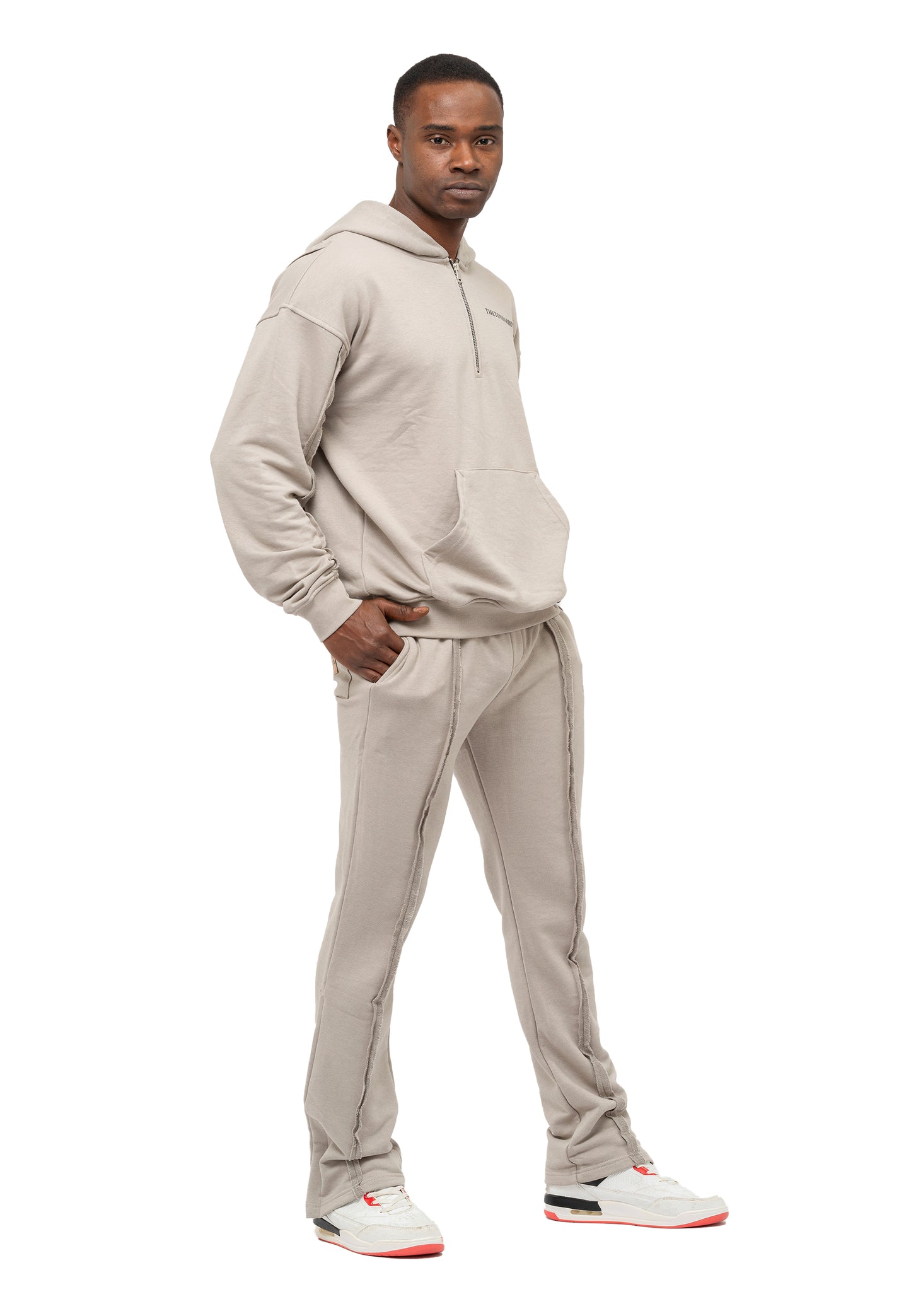 Oversize Quarter-Zip Tracksuit