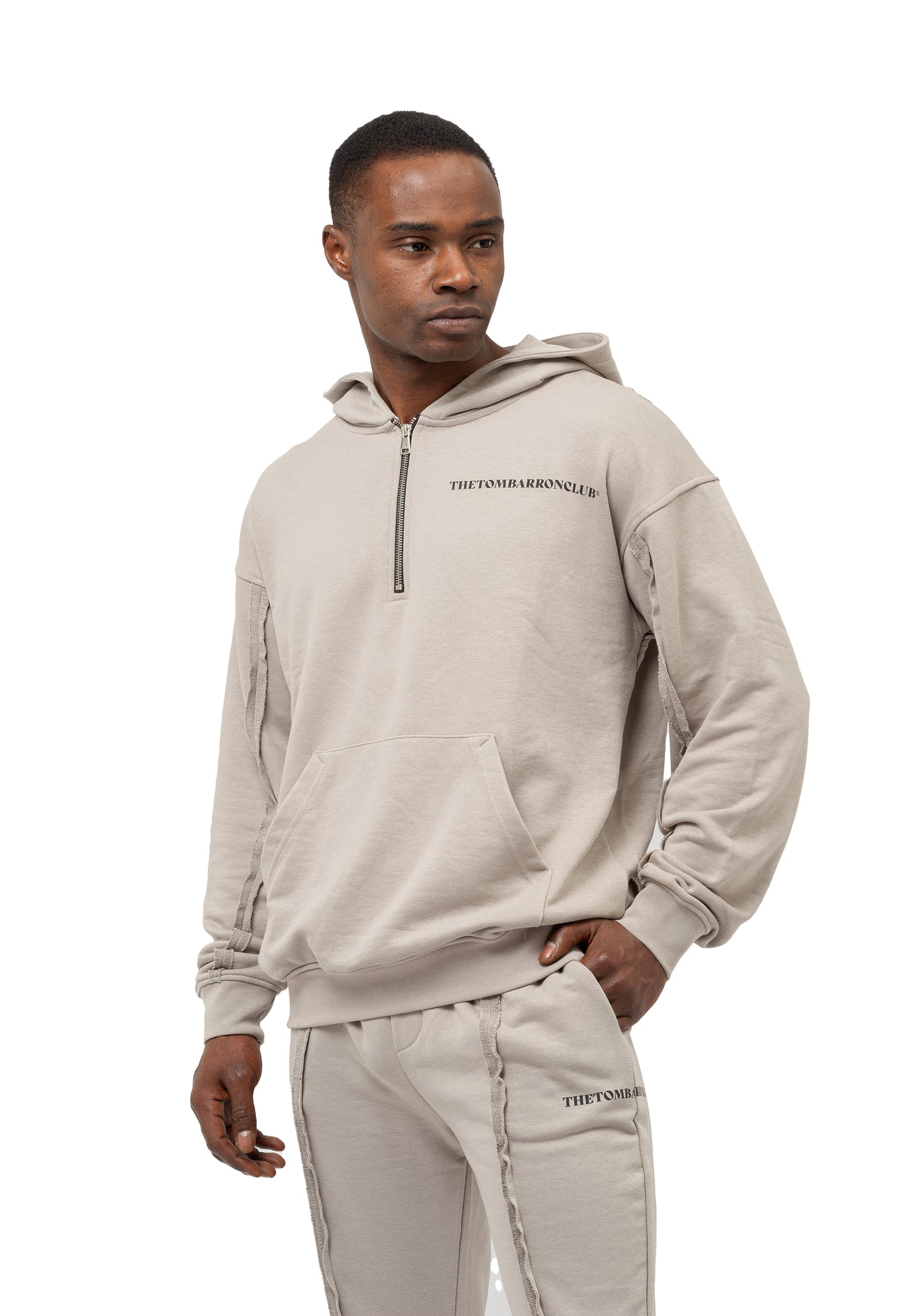 Oversize Quarter-Zip Tracksuit