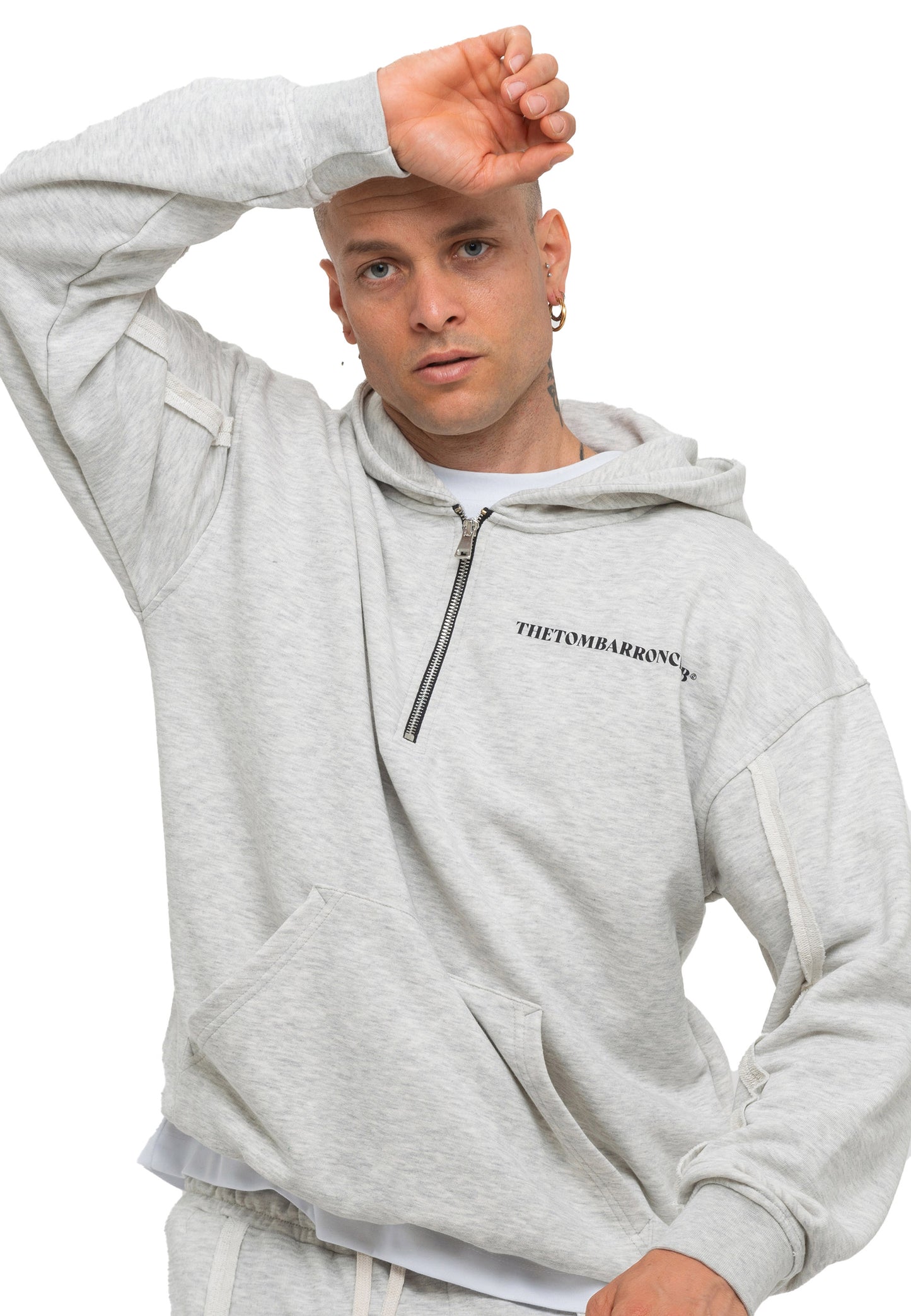 Oversize Quarter-Zip Tracksuit