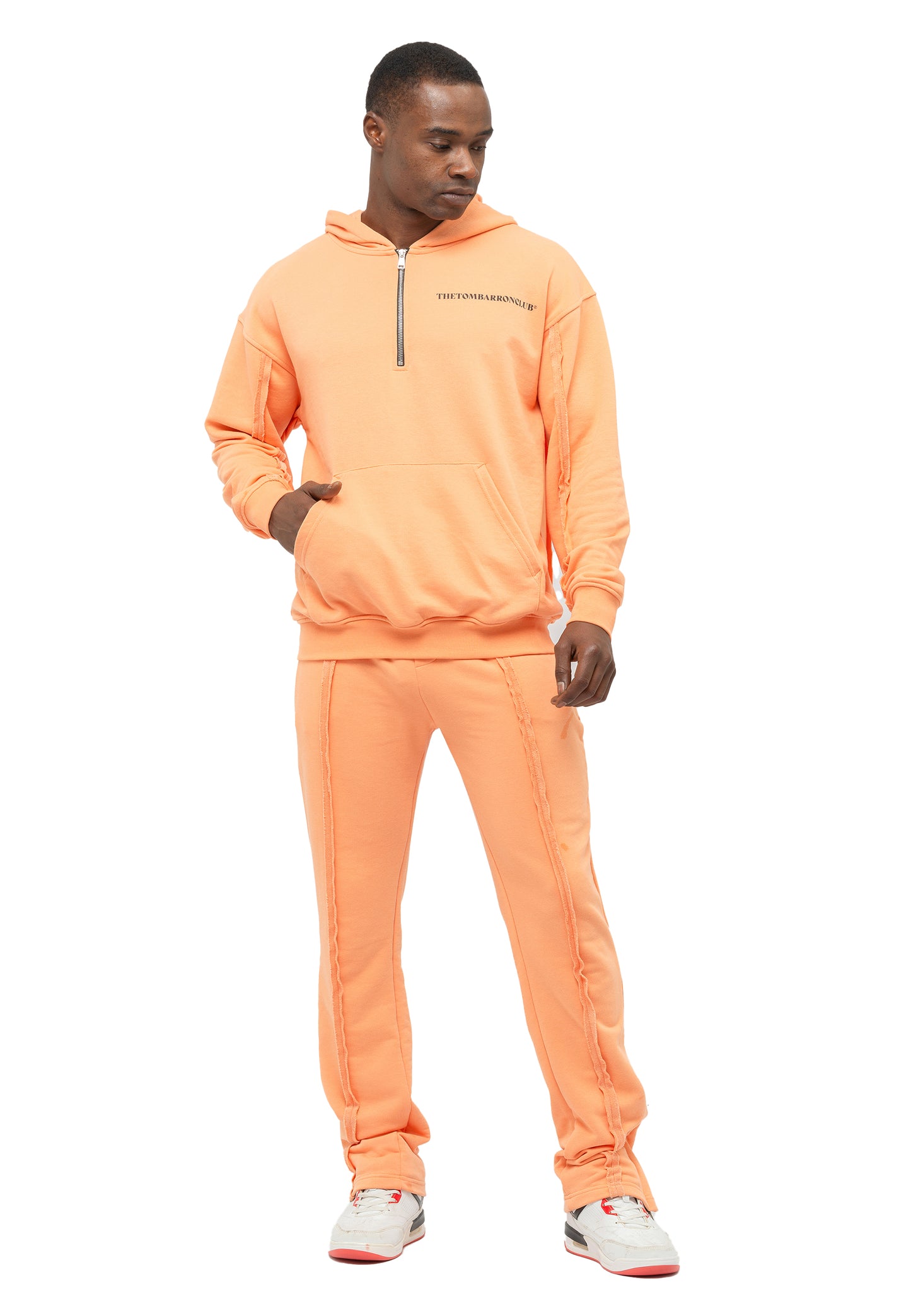 Oversize Quarter-Zip Tracksuit