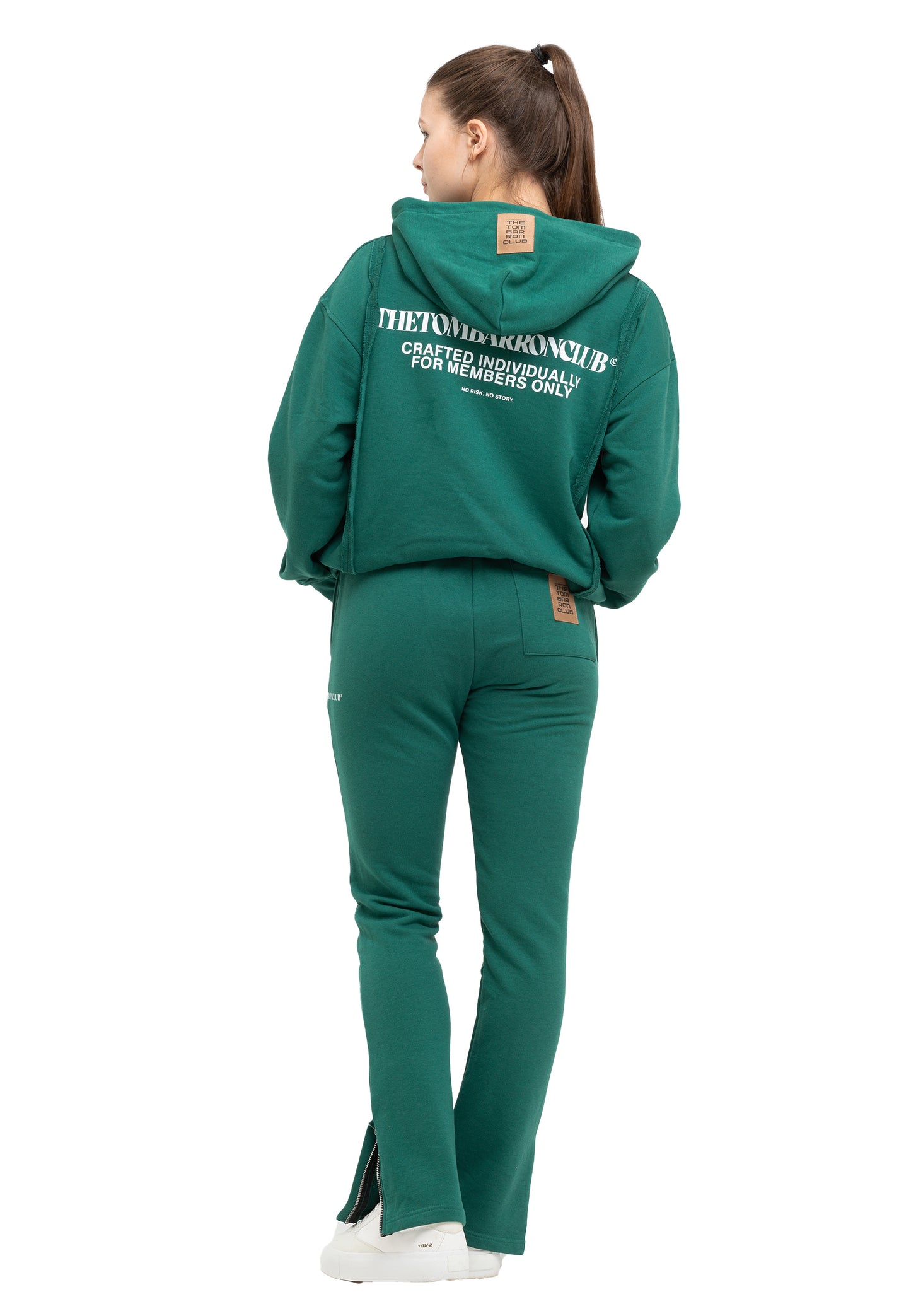 Tracksuit oversize à quart de glissière