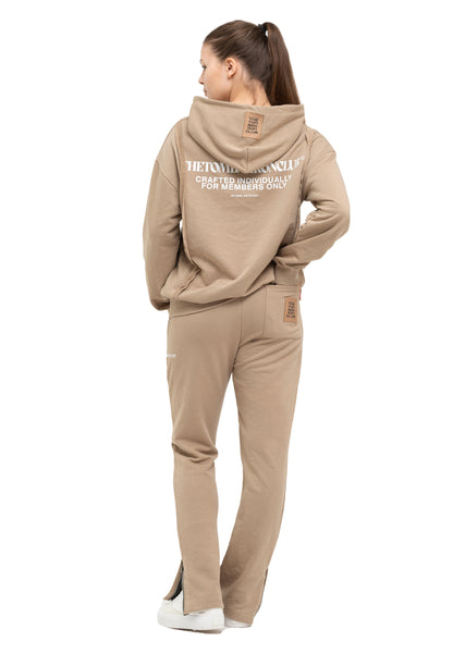 Tracksuit oversize à quart de glissière