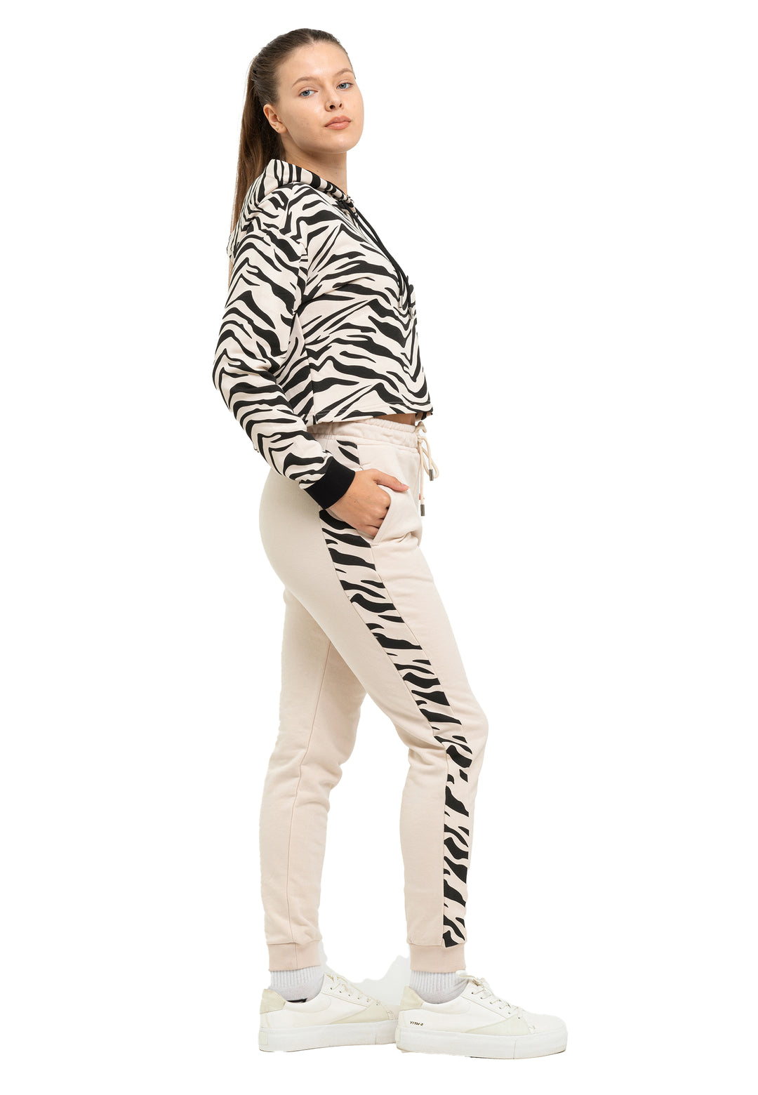 Tom Barron Ladies Stylish Zebra Tracksuit