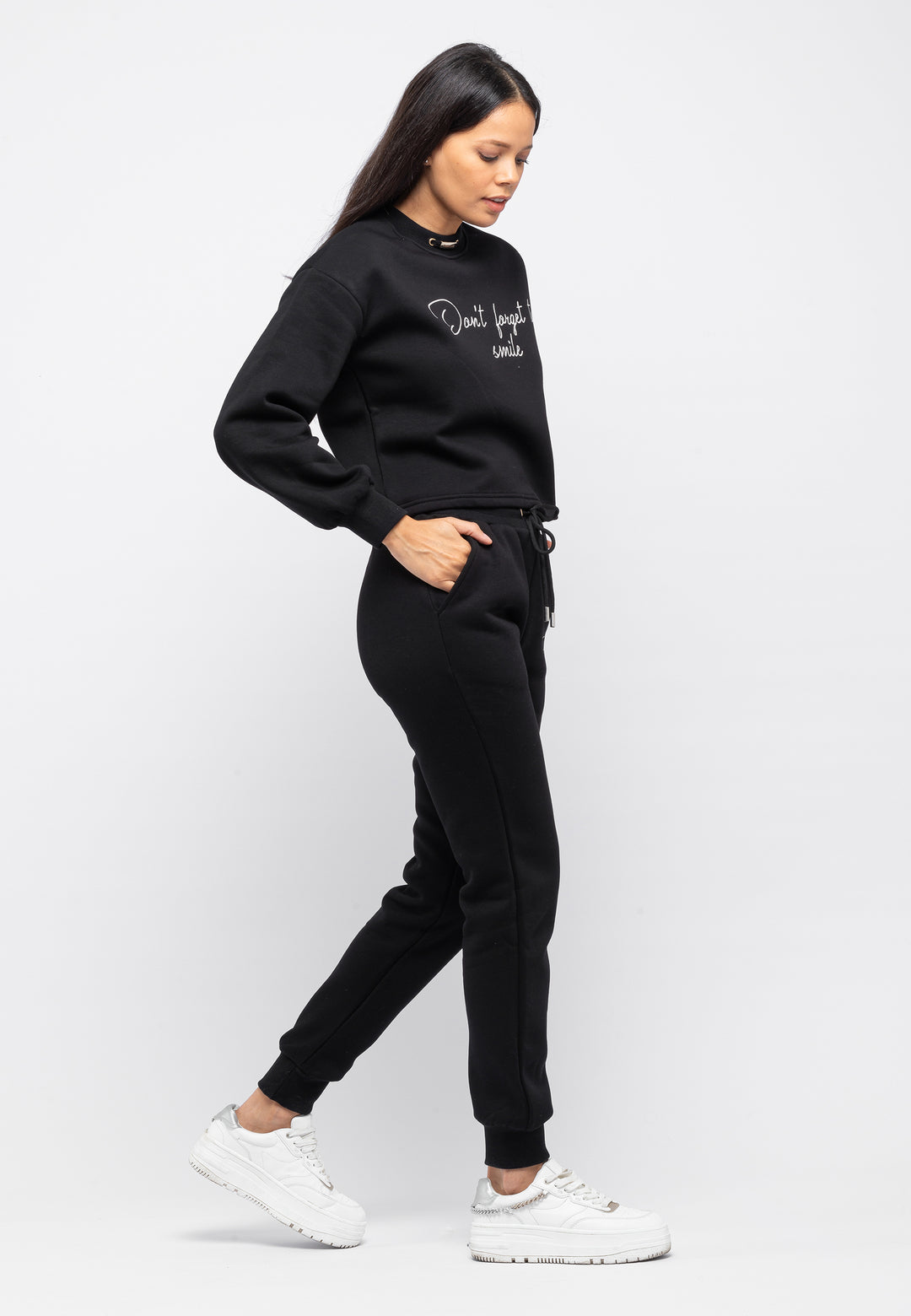 Tom Barron Ladies 'Smile' Embroidered Casual Tracksuit