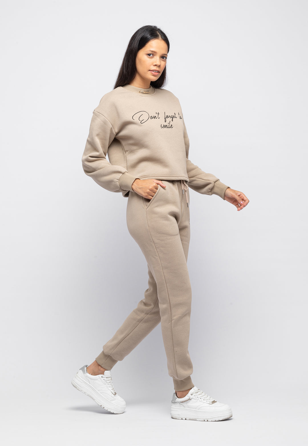 Tom Barron Ladies 'Smile' Embroidered Casual Tracksuit