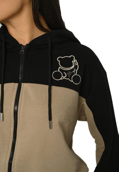 Tuta da ginnastica con zip dell'orso Cuddly Bear