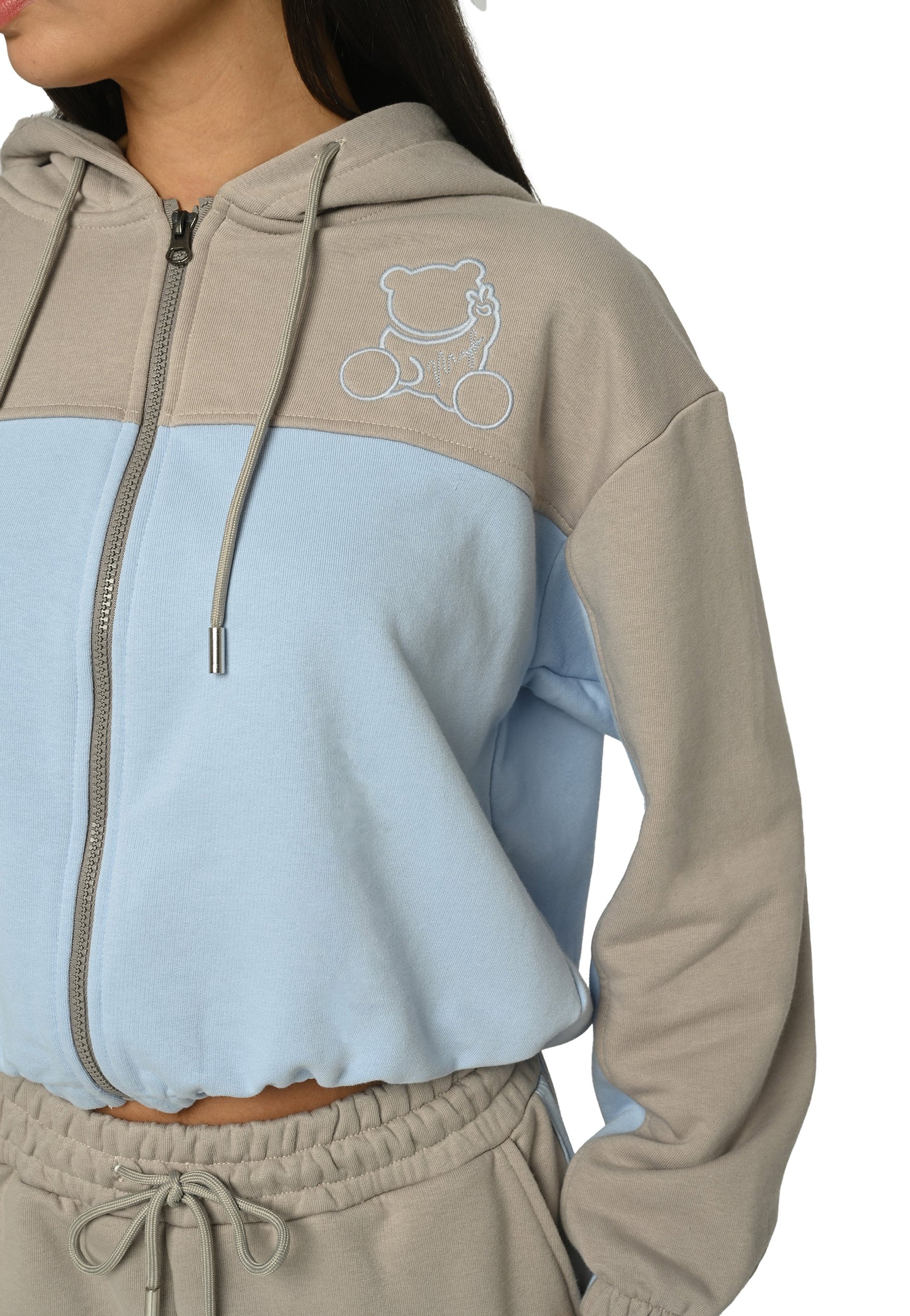 Tuta da ginnastica con zip dell'orso Cuddly Bear