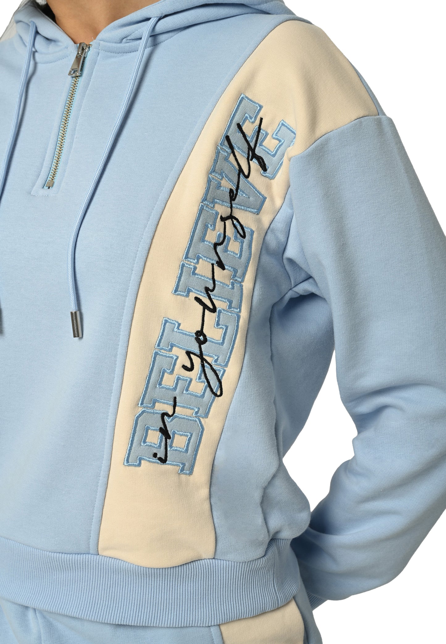 Believe Appliqué Half-Zip Trainingsanzug