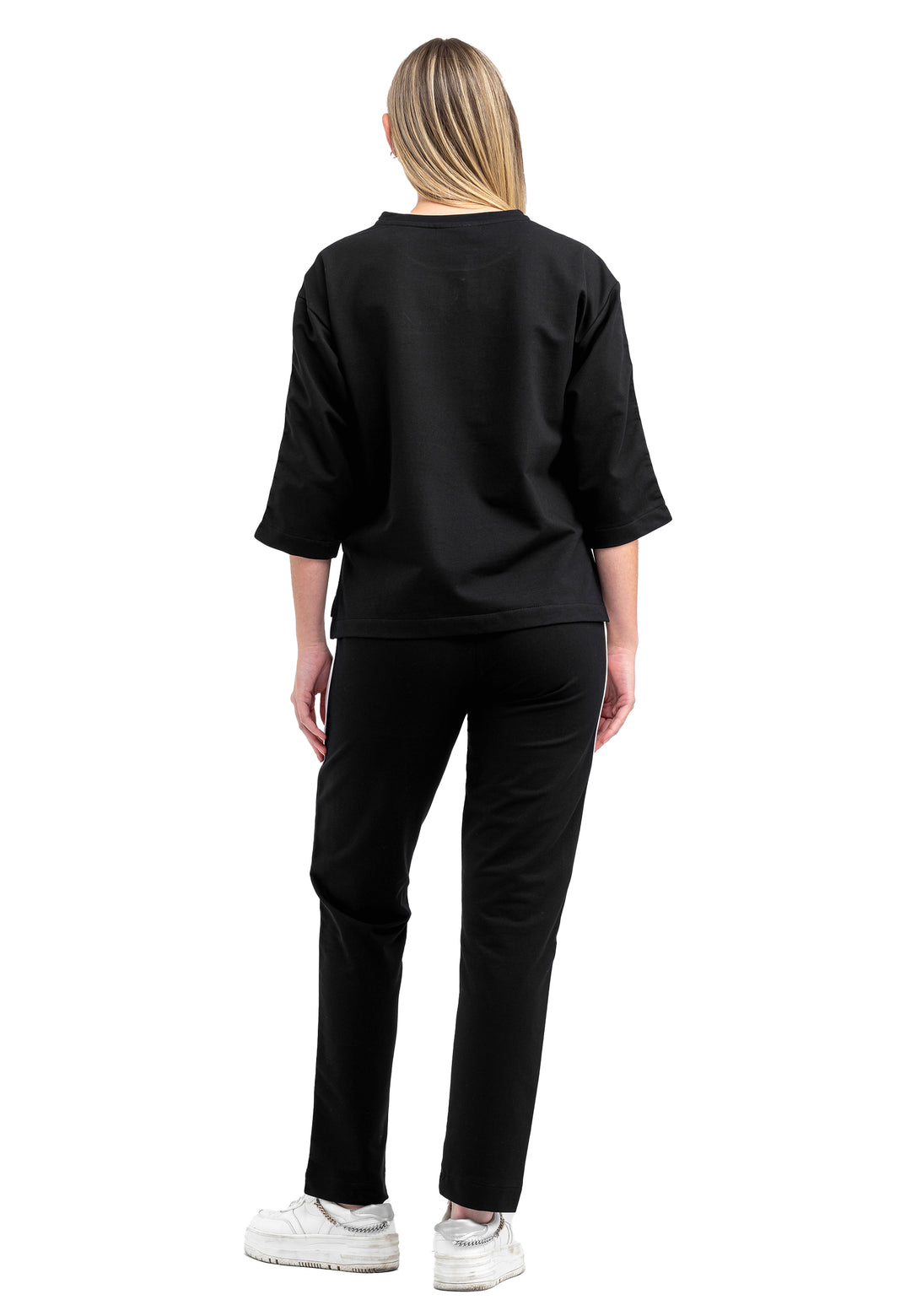 Tom Barron Ladies Half-short sleeve Tracksuit with Embroidery Detailing