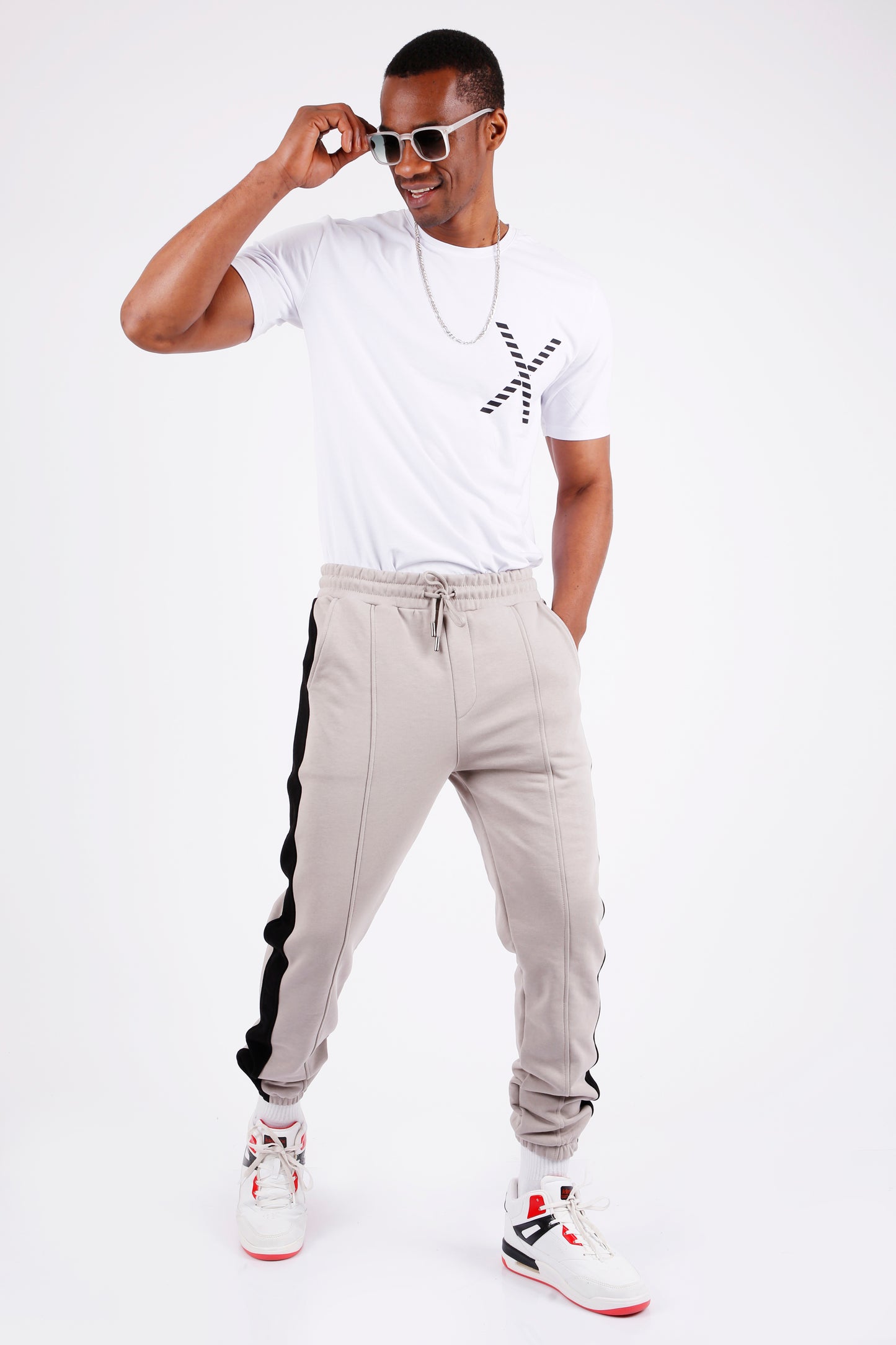 Side Stripe Sweatpants